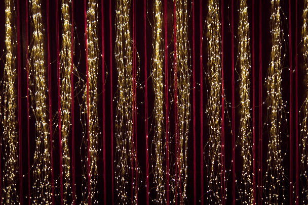 abstracto de luces de hadas colgantes
  - Foto, imagen