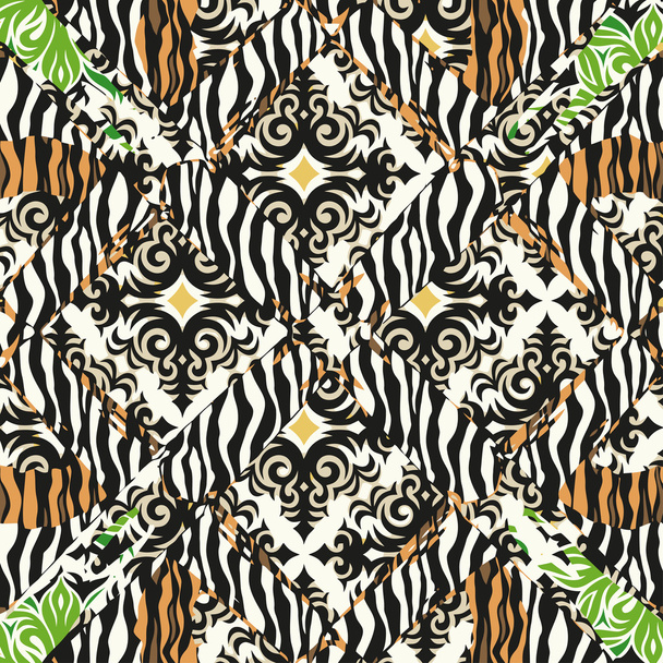 Creative patterned texture - Vector, afbeelding
