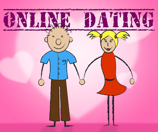 Online daten geeft Web Site en data  - Foto, afbeelding