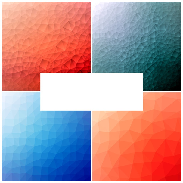 Colagem poligonal com espaço em branco
 - Foto, Imagem