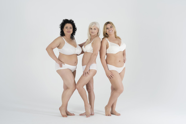 Mature women posing in underwear - Photo, image
