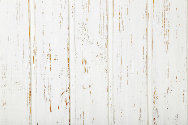 White wood wall background - Foto, Imagen