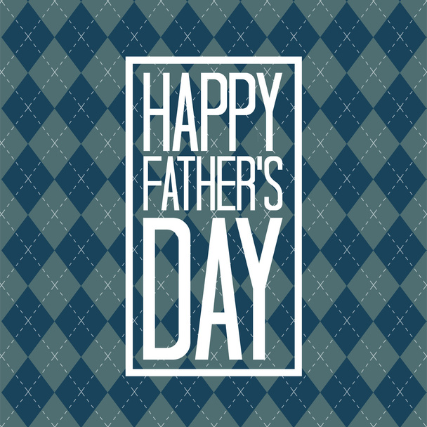 Fathers day greeting card - Διάνυσμα, εικόνα