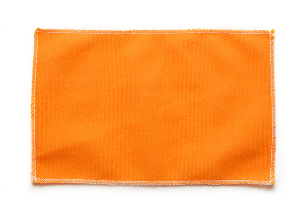Paño de microfibra naranja para gafas
 - Foto, Imagen