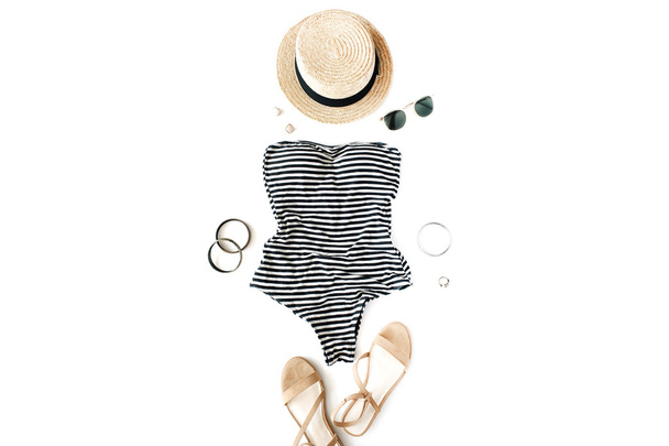 woman swimsuit beach accessories - Photo, Image