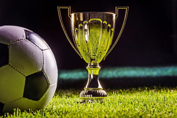 Football cup with football ball - Photo, image