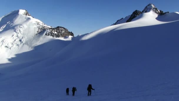 ορειβάτες στα βουνά Αλτάι - Πλάνα, βίντεο