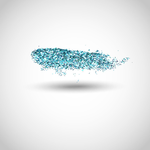 Shimmering Blue Glitter. - Vector, Image