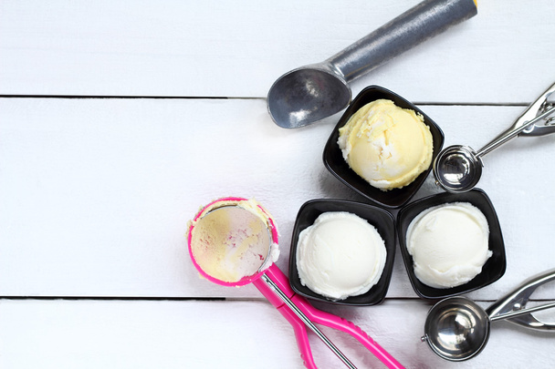 Παγωτό durain και καρύδας είναι γλυκά τρόφιμα - Φωτογραφία, εικόνα