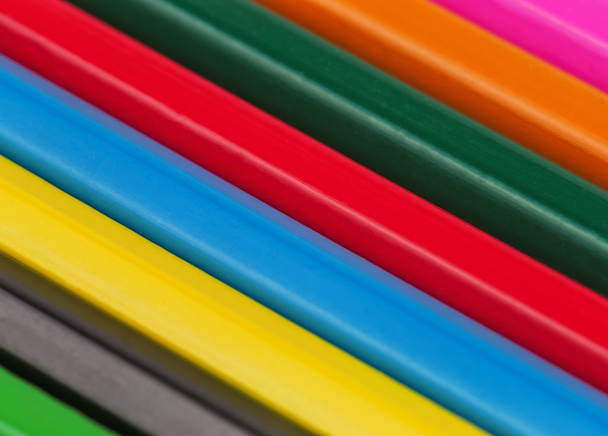 crayons as a texture - Foto, imagen