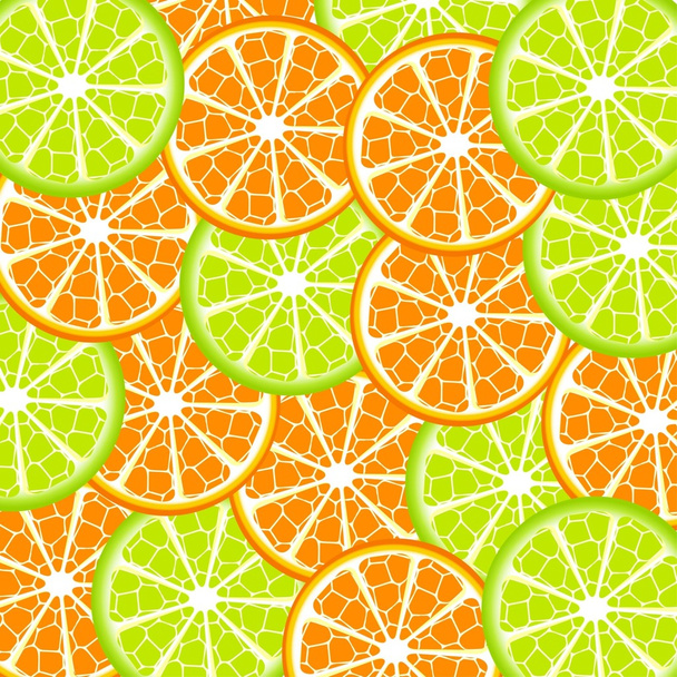 Lime and orange background - Foto, afbeelding