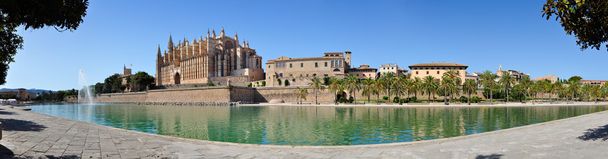 Mallorca katedrála panorama - Fotografie, Obrázek