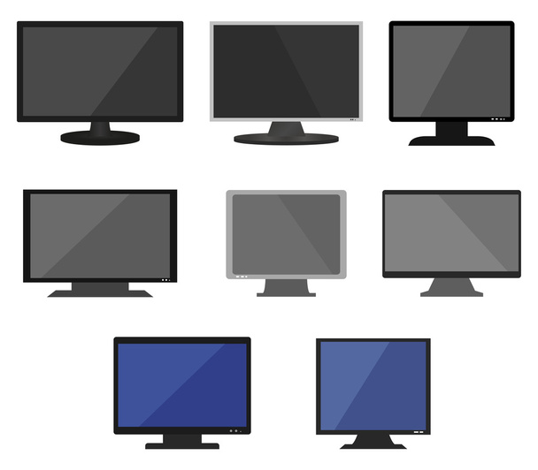 set of computer monitor - Photo, Image