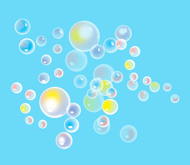 красиве небо і легкі бульбашки
 - Фото, зображення
