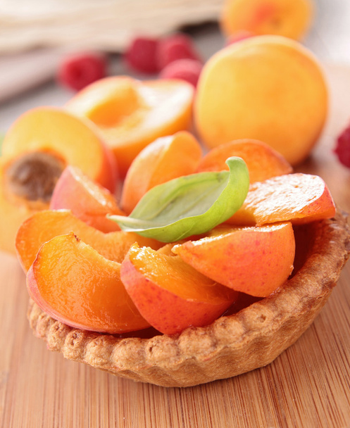 Apricot tartlet - Foto, imagen