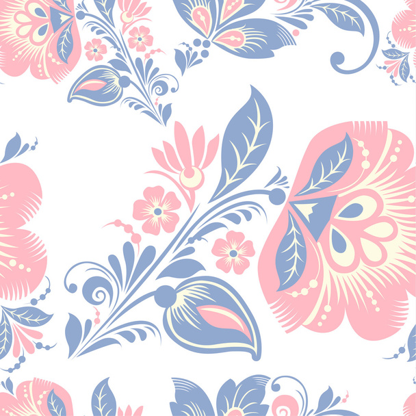 Romantic seamless floral pattern. - Vetor, Imagem