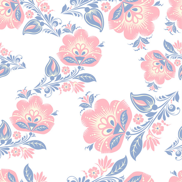Romantic seamless floral pattern. - Vetor, Imagem