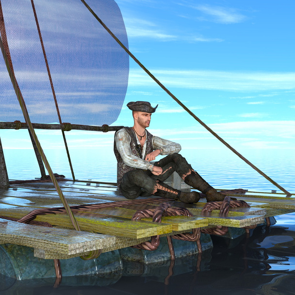 3D CG rendering of a pirates - Valokuva, kuva