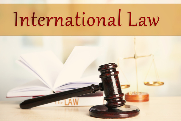 Έννοια του διεθνούς δικαίου - Φωτογραφία, εικόνα