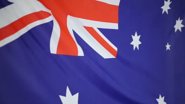 Bandiera tessile reale rallentatore dell'Australia
 - Filmati, video
