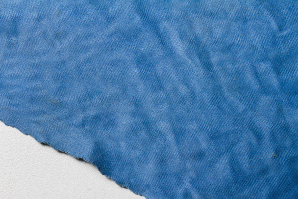 Старая синяя ткань микроволокна текстильная текстура и фон
.  - Фото, изображение