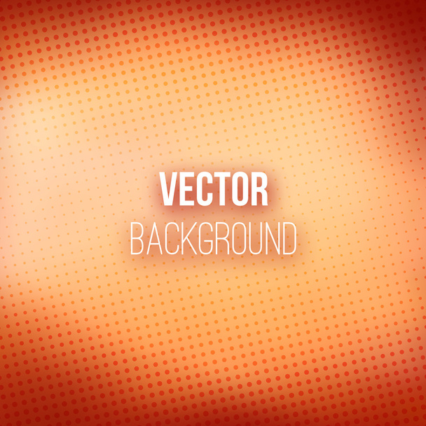 Brown Blurred Background With Halftone Effect - Vector, afbeelding