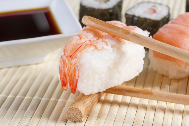 Japanese food - Sushi and Sashimi - Фото, изображение