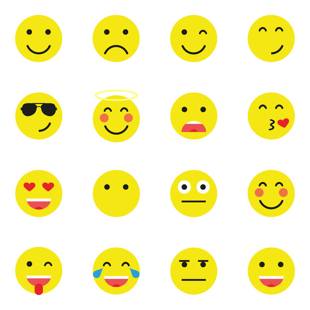 Emoticon vector illustration in a simple style - Vector, Image