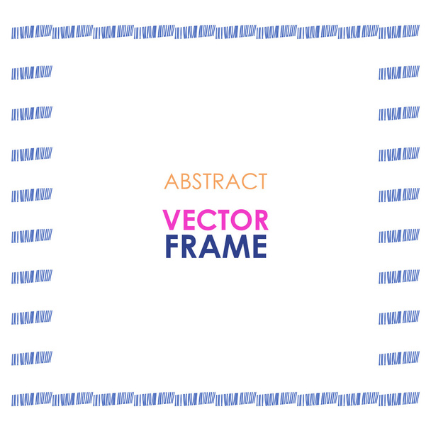 Etnikai vektor keret - Vektor, kép