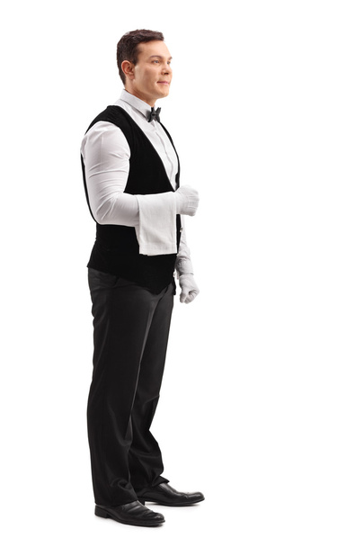 Young male waiter   - Valokuva, kuva
