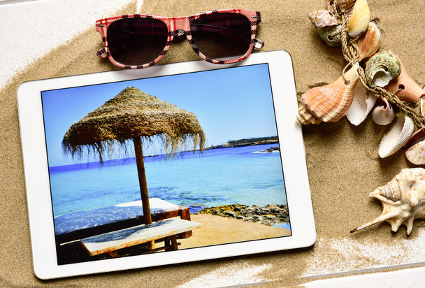 Tablet PC y cosas de verano
 - Foto, imagen