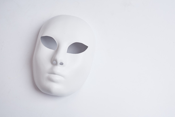 White venetian mask  - Fotoğraf, Görsel