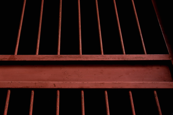 Vieja barra de hierro oxidado
 - Foto, Imagen