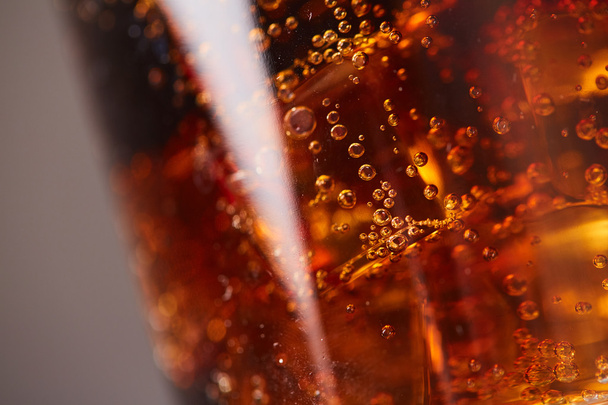 Whiskey with cola in glass - 写真・画像