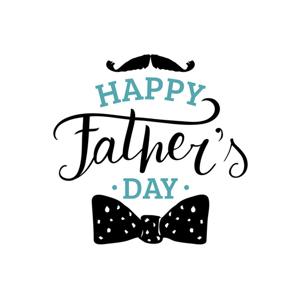 Happy Father's Day card - Vector, Image