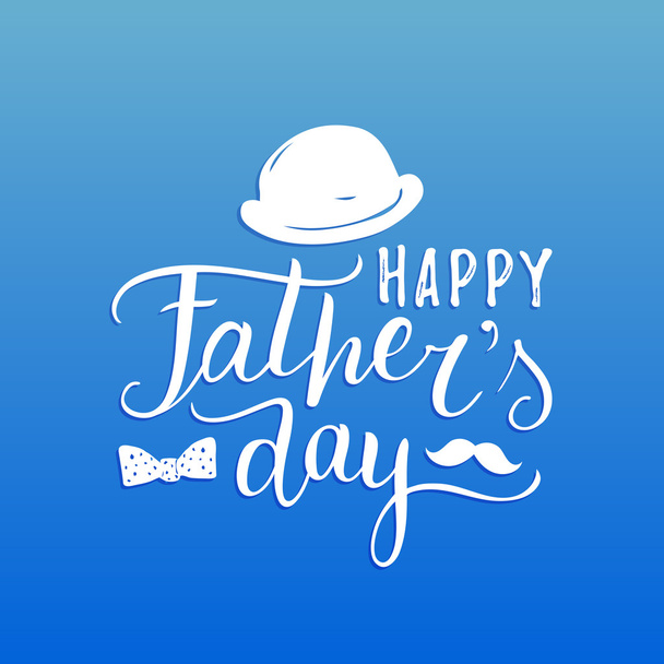 Happy Father's Day card - Vector, afbeelding