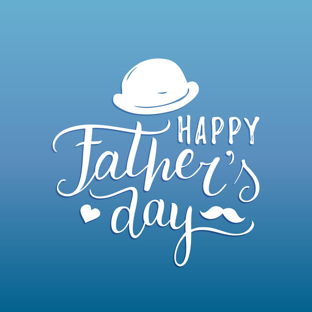 Happy Father's Day card - Wektor, obraz