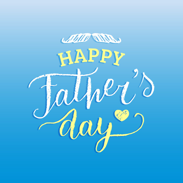 Happy Father's Day card - Vettoriali, immagini