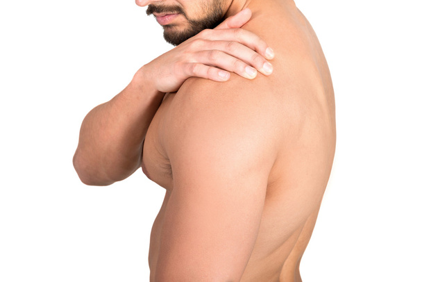 adam omuz ağrısı - Fotoğraf, Görsel
