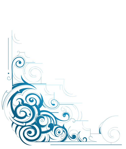Decorative swirls - Vector, Image