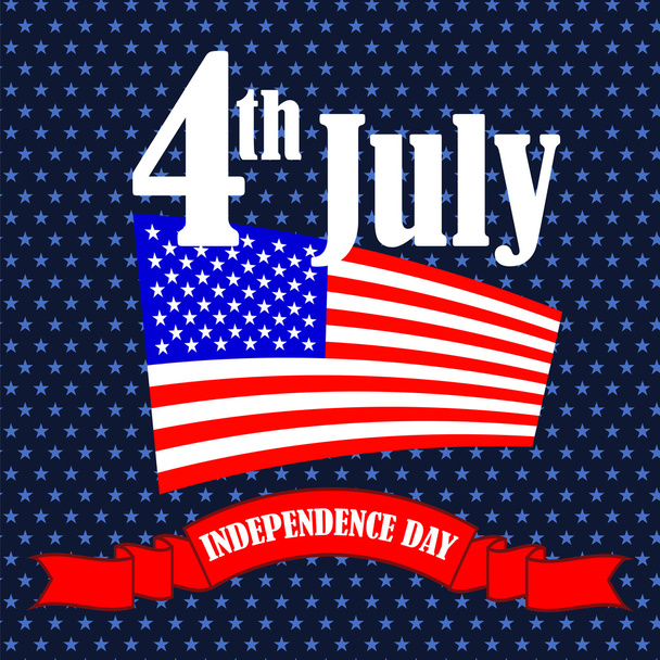 アメリカの独立記念日 - ベクター画像