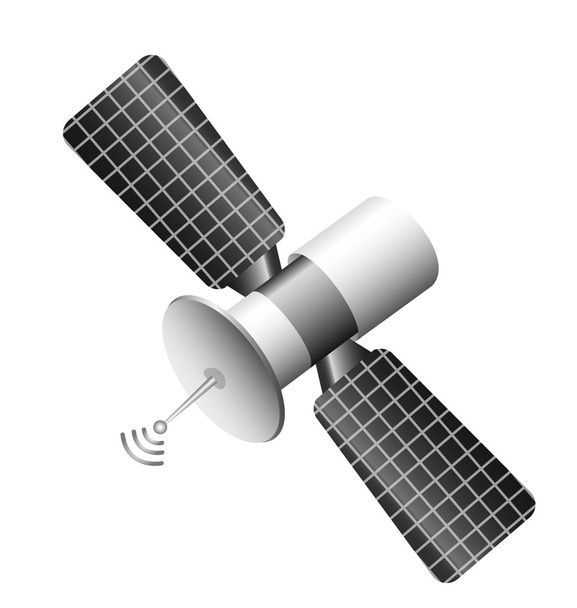 Satellit - Vektor, Bild