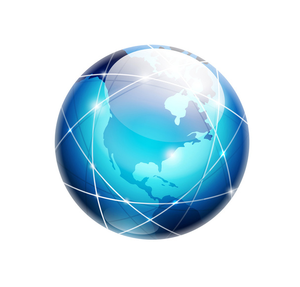Ikona Globe - Vektor, obrázek