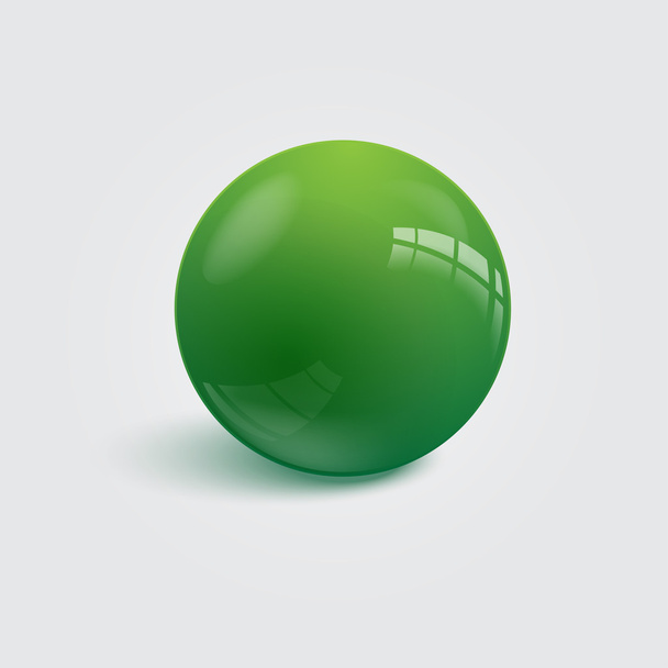 Realistic colorful ball. Vector illustration. - Vector, Image