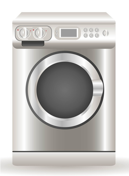 Illustration of a washing machine - Vector, Image
