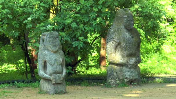 Скифские каменные скульптуры для женщин и мужчин
 - Кадры, видео