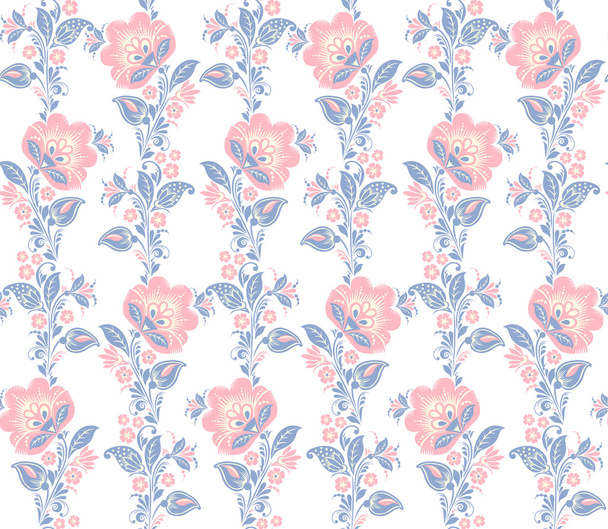 Romantic seamless floral pattern. - Vector, afbeelding