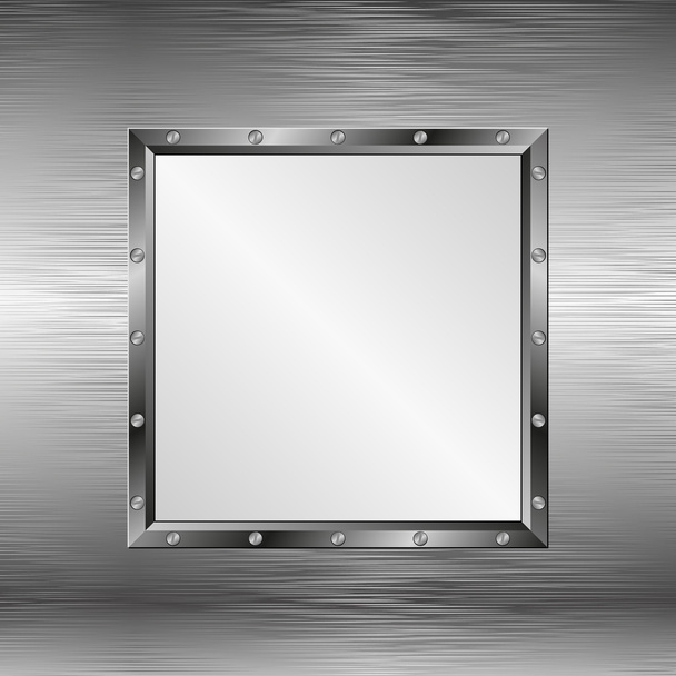 Metallhintergrund mit Kopierraum - Vektor, Bild