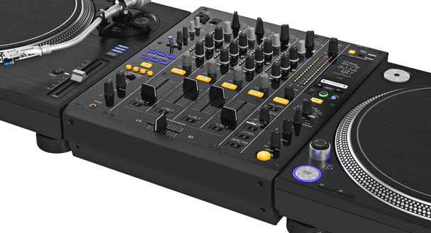 Professional dj turntable, zoomed view - Photo, image