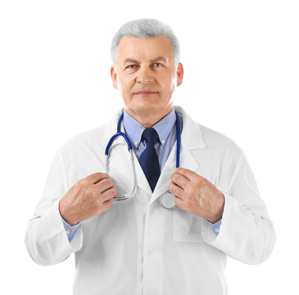 Professional doctor with stethoscope - Foto, Bild